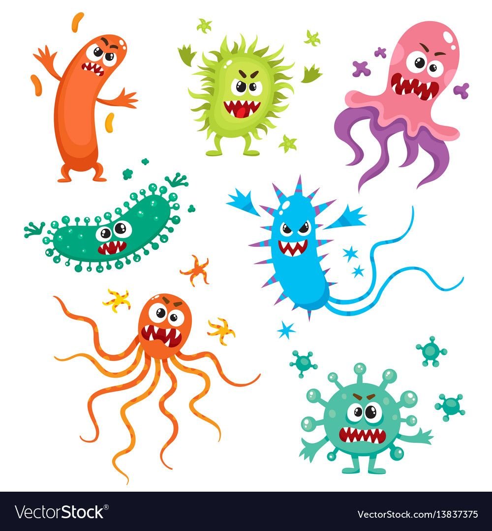 Плакат микробы