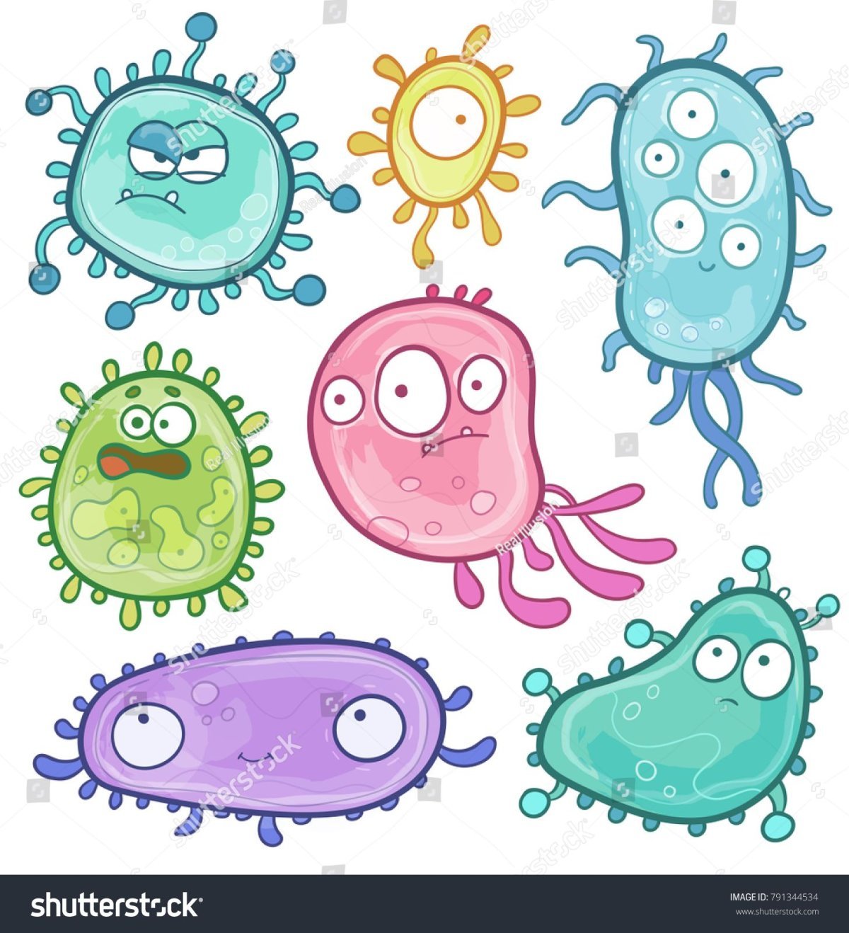 Рисование микробы