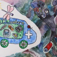 Рисунки на конкурс экомобиля