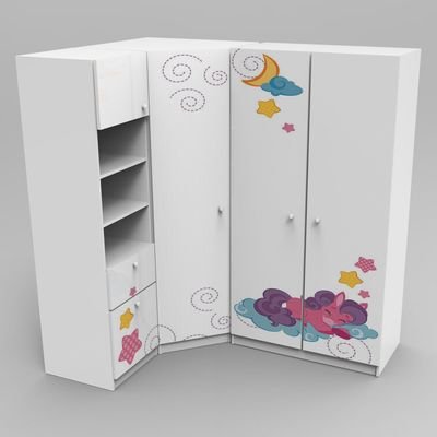 Детские угловые шкафы для одежды