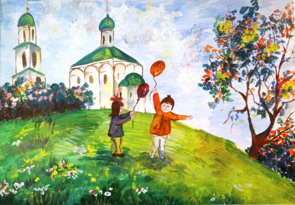 Рисунки на православную тему. Рисунки на православную тему для детей.