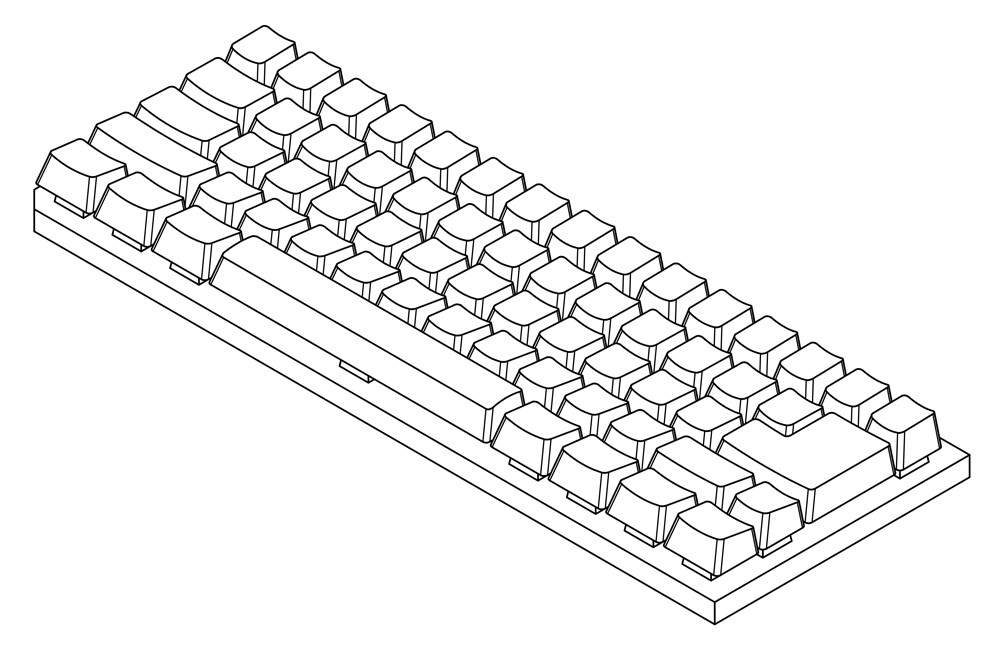 Картинка черно белая клавиатура
