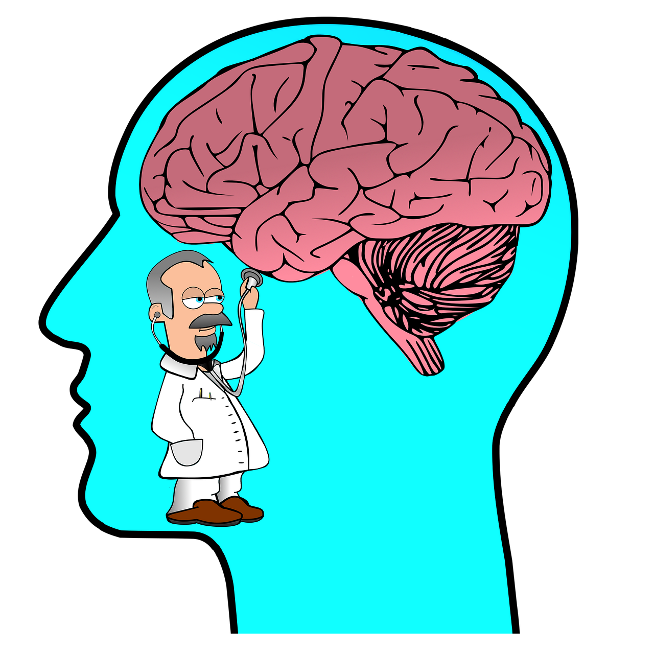 Деменция головы. Изображение мозга. Мозг иллюстрация. Мозг мультяшный.