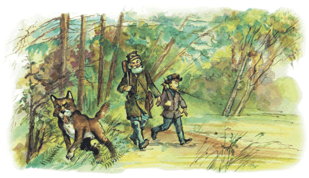 Читать рассказы охотников. Егерь Лесник. Охотник в лесу для детей.