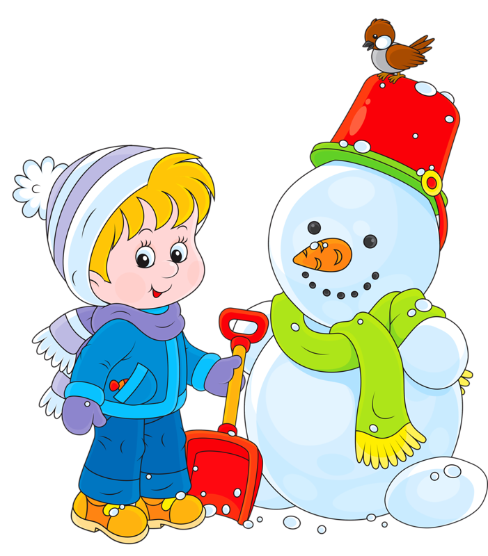 Лепить снеговика зимой. Детский сад клипарт. Снеговик картинка для детей. Мальчик лепит снеговика. Мультяшные дети зимой.
