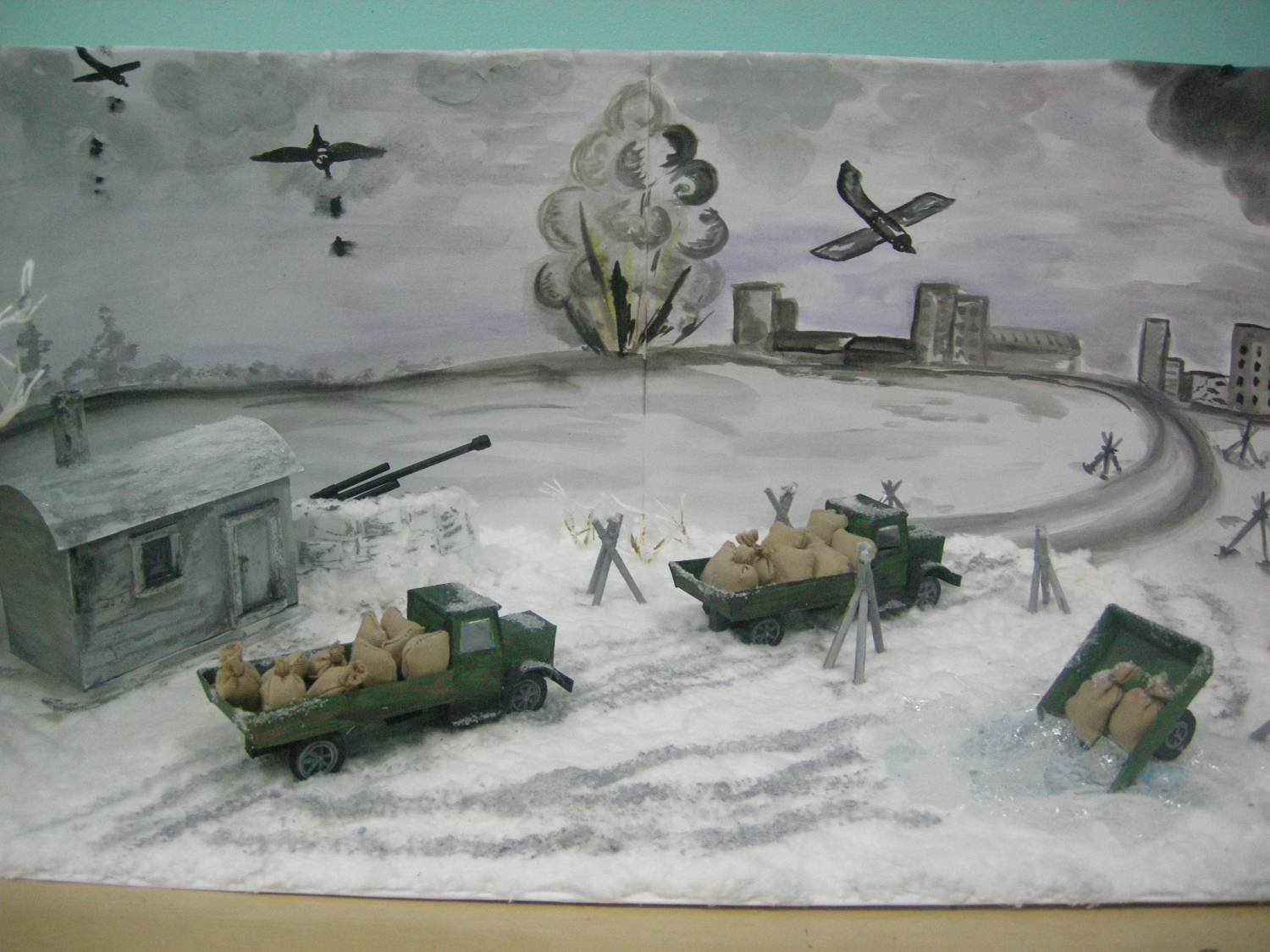 Пропыв блокада Ленинграда рисунки