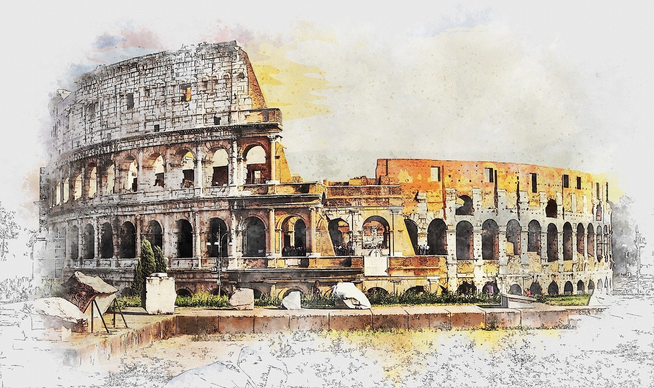 Италия искусство Колизей