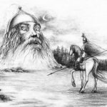 Иллюстрация к Руслан и Людмила простым карандашом