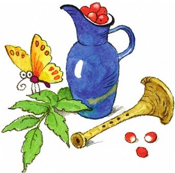 Катаев дудочка и кувшинчик рисунок