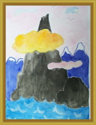 Утёс Лермонтов иллюстрации