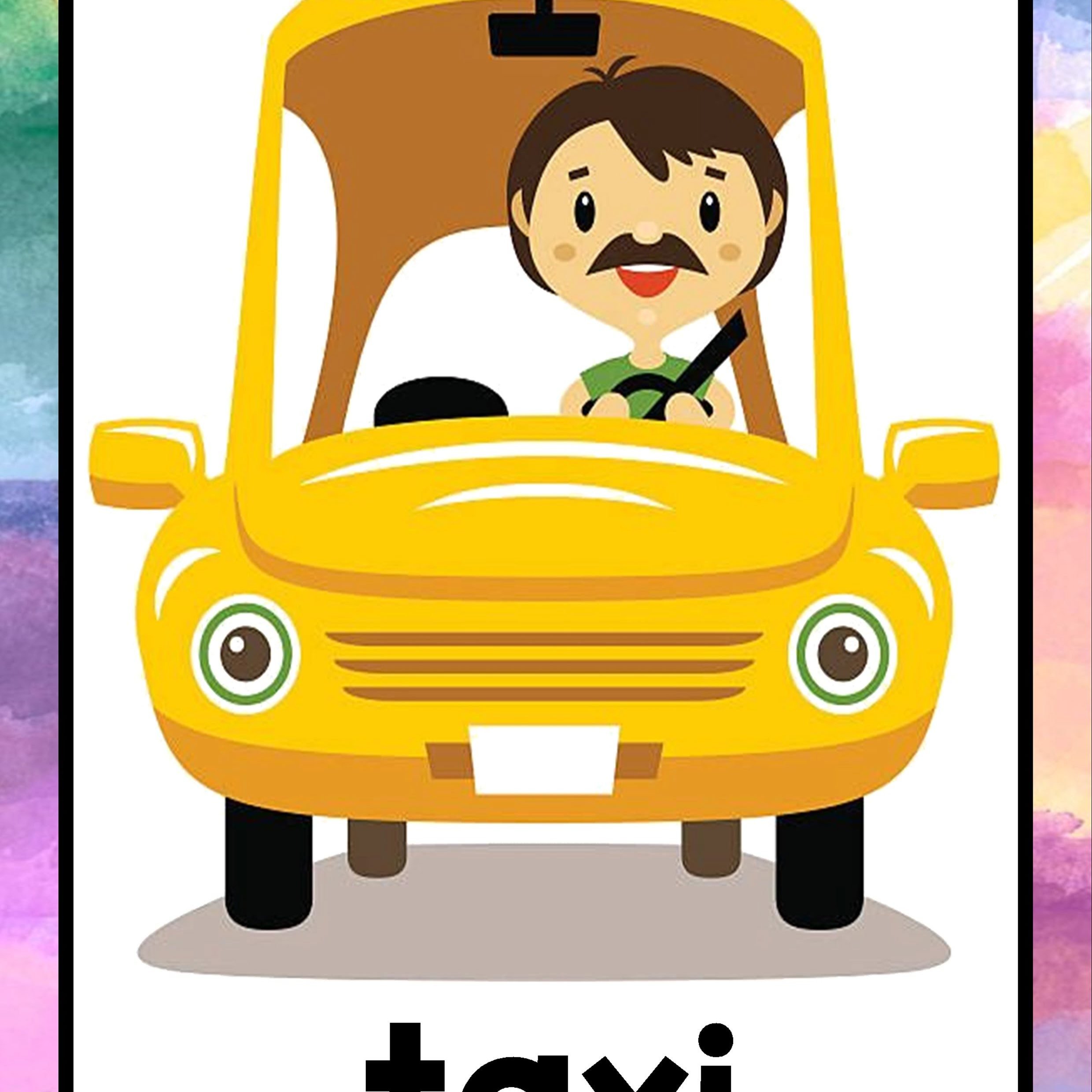 Детские рисунки таксиста