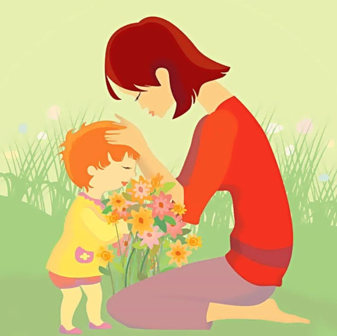 Мама с ребенком рисунок. Мама и ребенок иллюстрация. Ренок СЧ мамой рисунок. Мама и малыш рисунок.