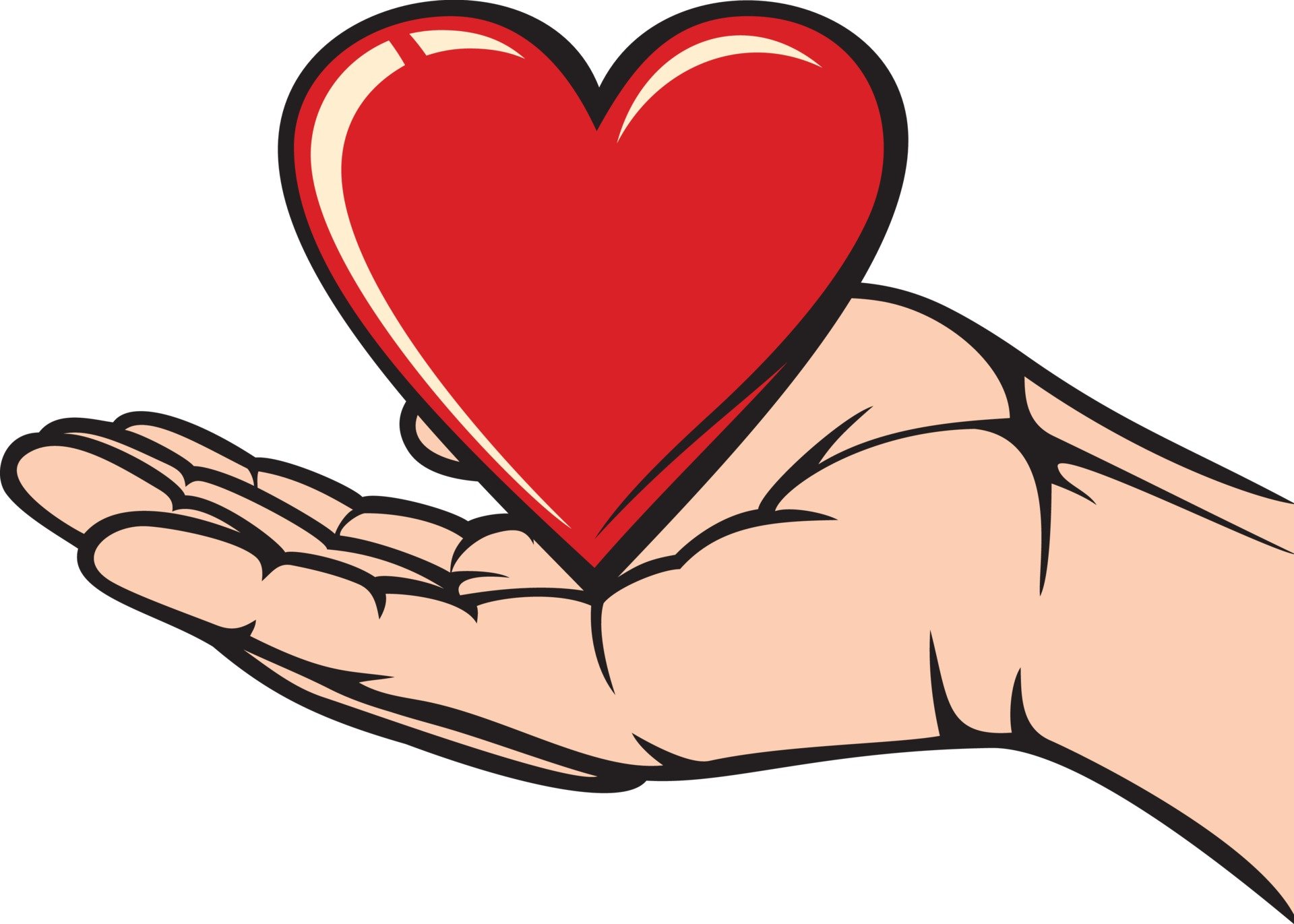 Сердечко символ руками
