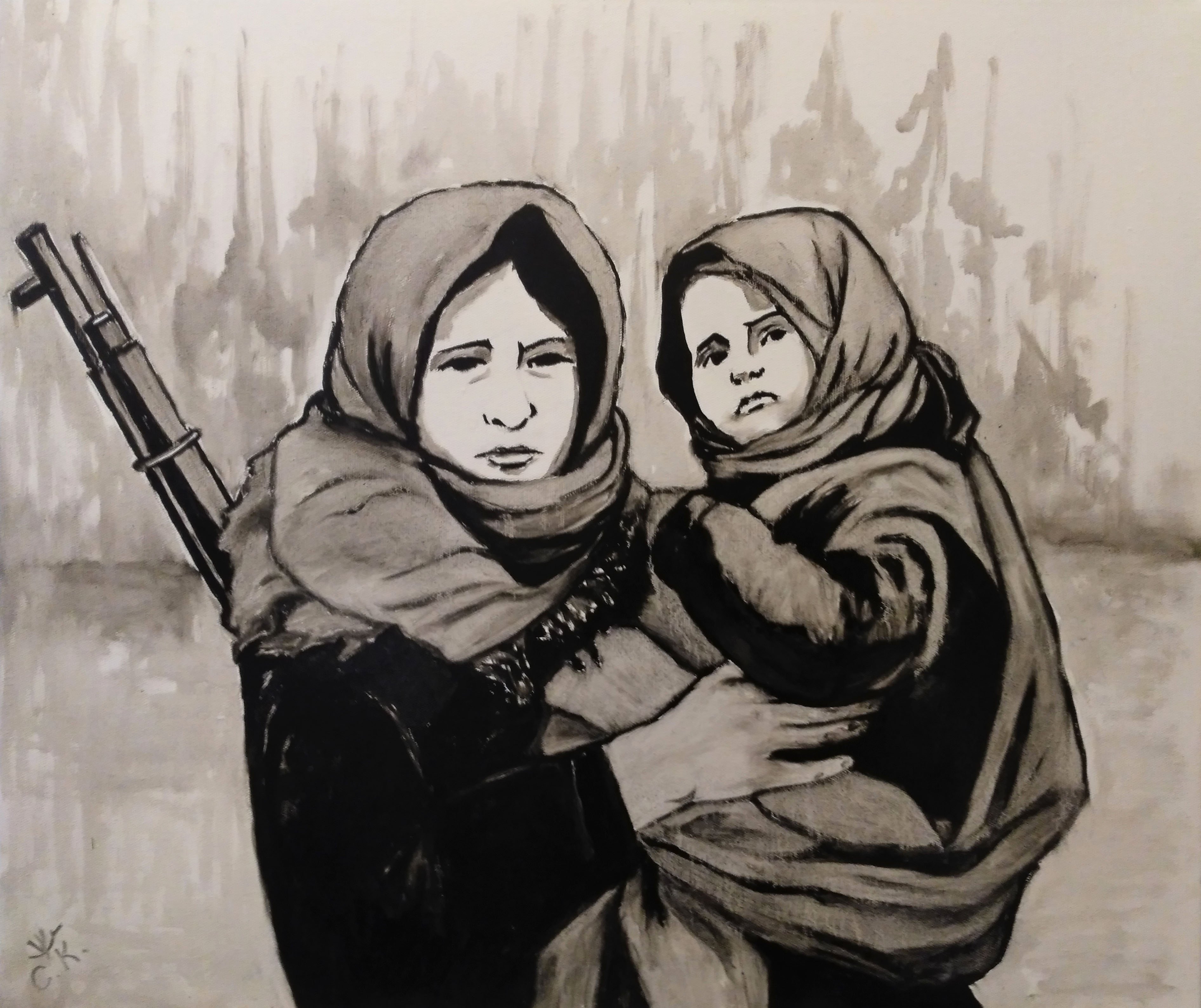 Женщины матери в годы войны