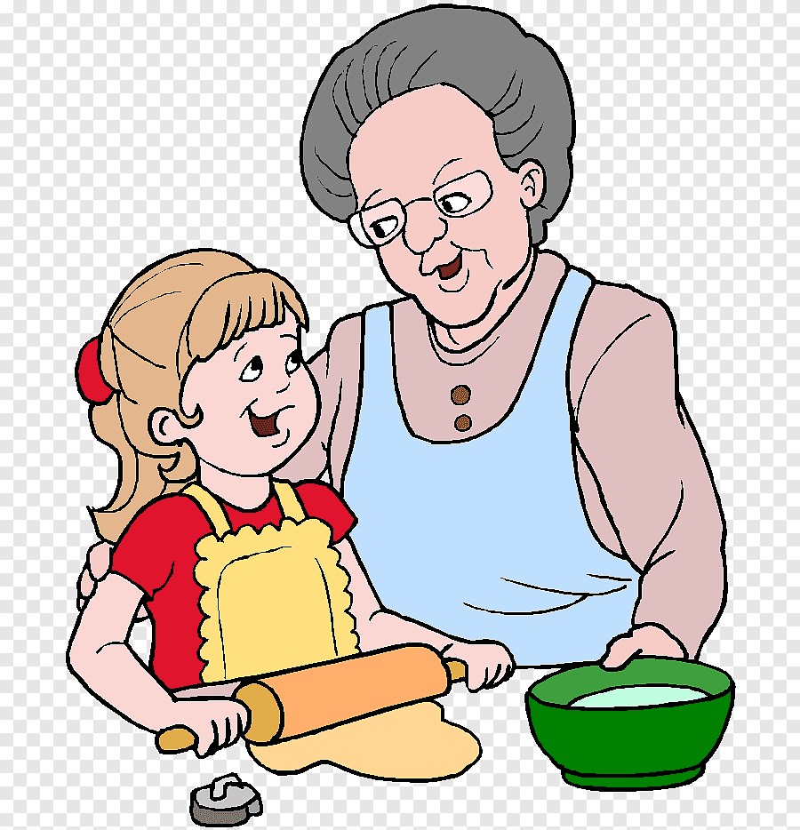 Помогать бабушке и дедушке