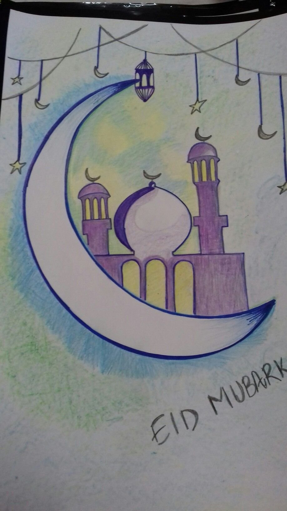 Лёгкие рисуночки на Рамадан для детей