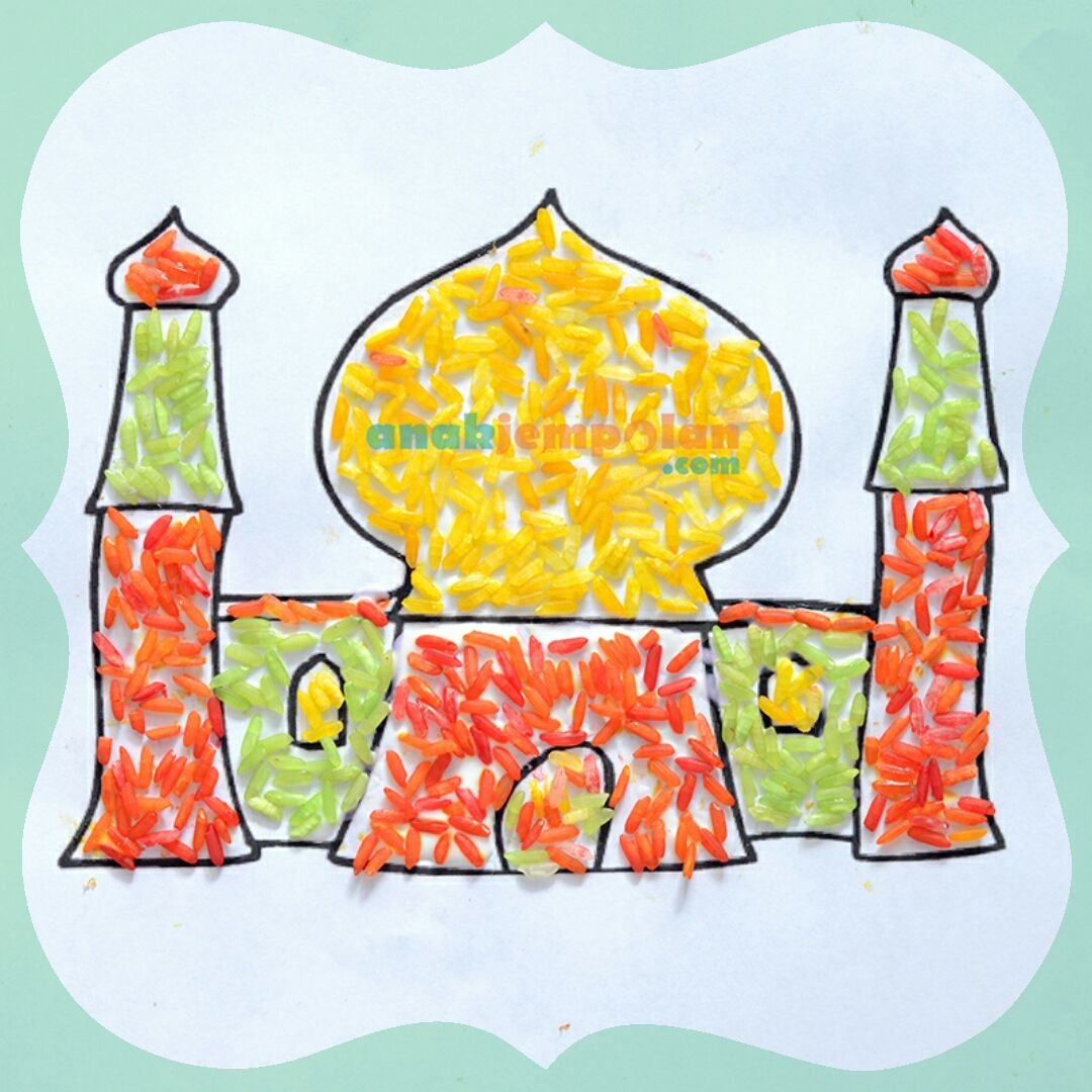 Поделка на уразу. Аппликация на тему Рамадан. Аппликация мечеть. Аппликация для детей мечеть. Поделка мечеть.