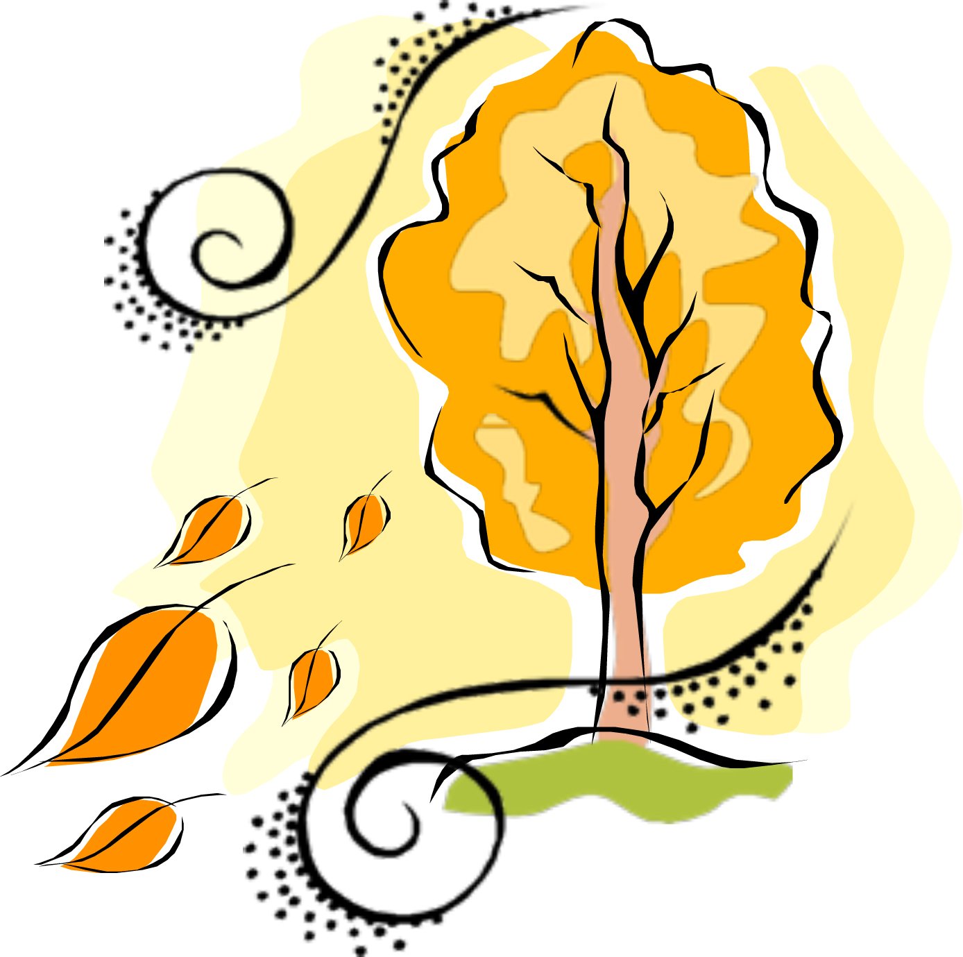 Эмблема на тему осень