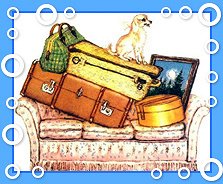 Дама сдавала в багаж иллюстрации