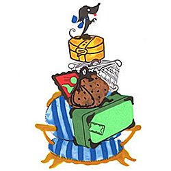 Раскраски по Маршаку багаж