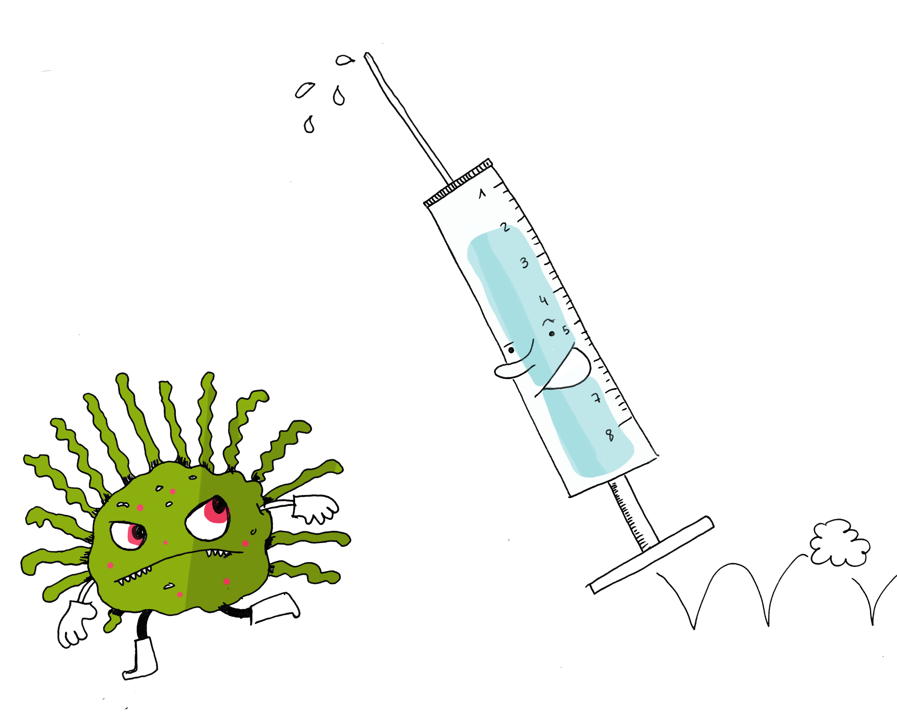 Рисунок на тему цитовир побеждает грипп. Бактерии и вирусы рисунок. Бактерия гриппа. Микробы убегают. Вирус гриппа мультяшный.