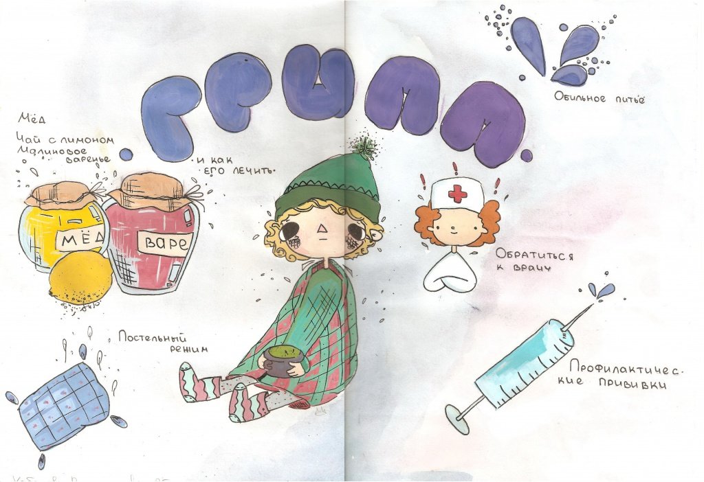 Дети против простуды и гриппа