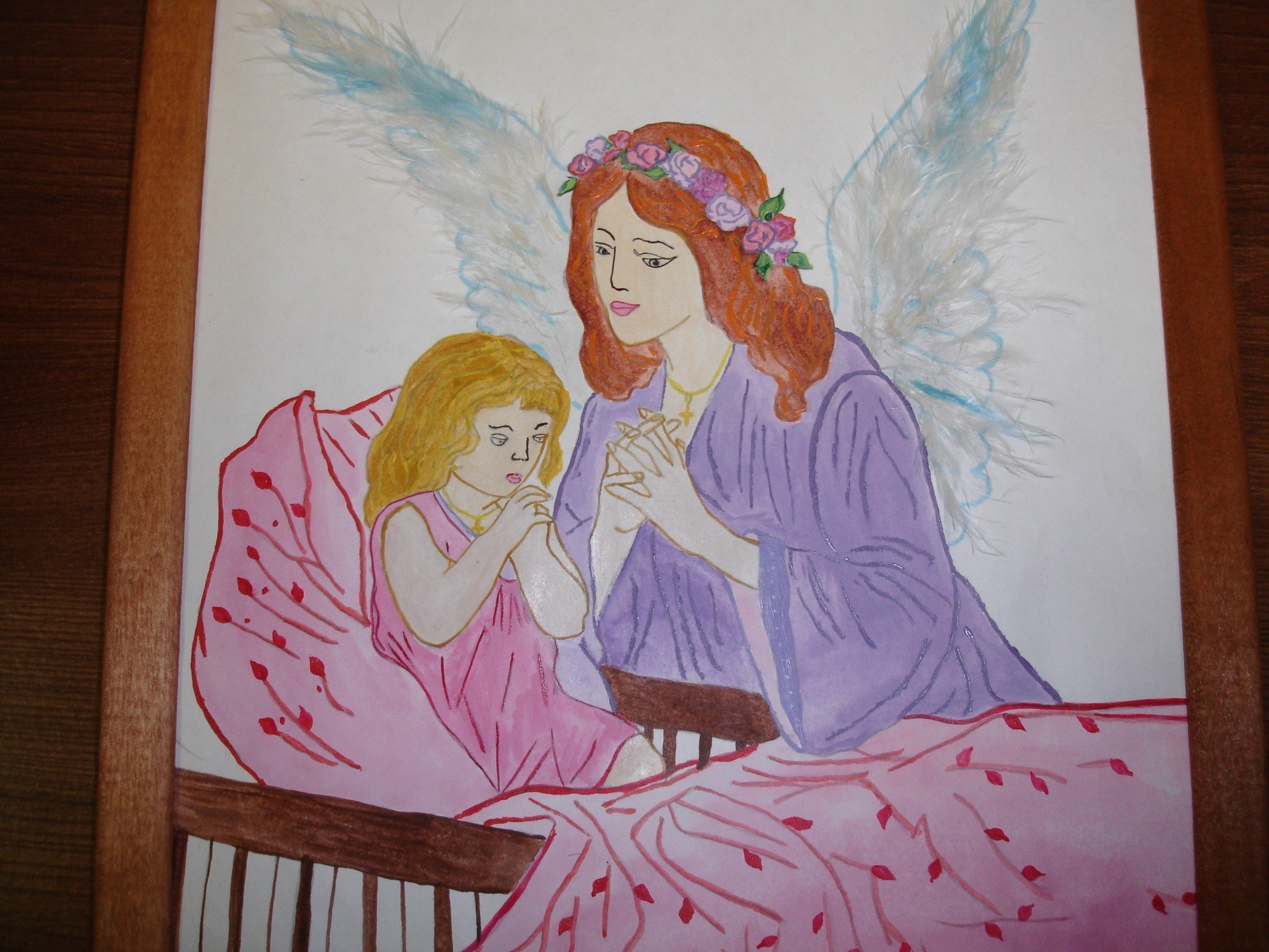 Рисунки на тему мама ангел