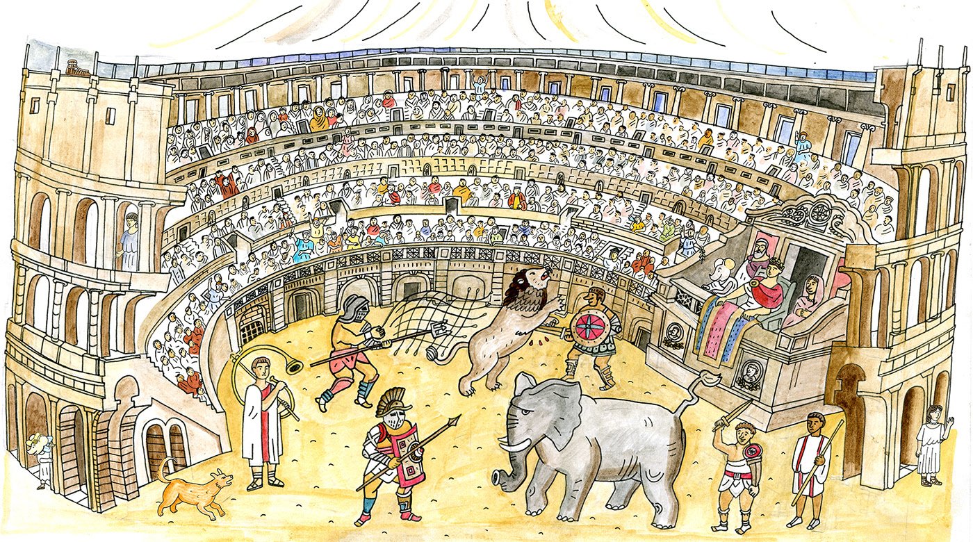 История Колизея в древнем Риме