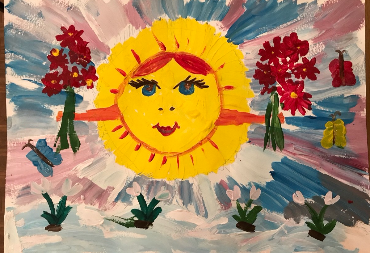 Подари маме солнце. Детский рисунок. Детские весенние рисунки. Солнышко рисунок.