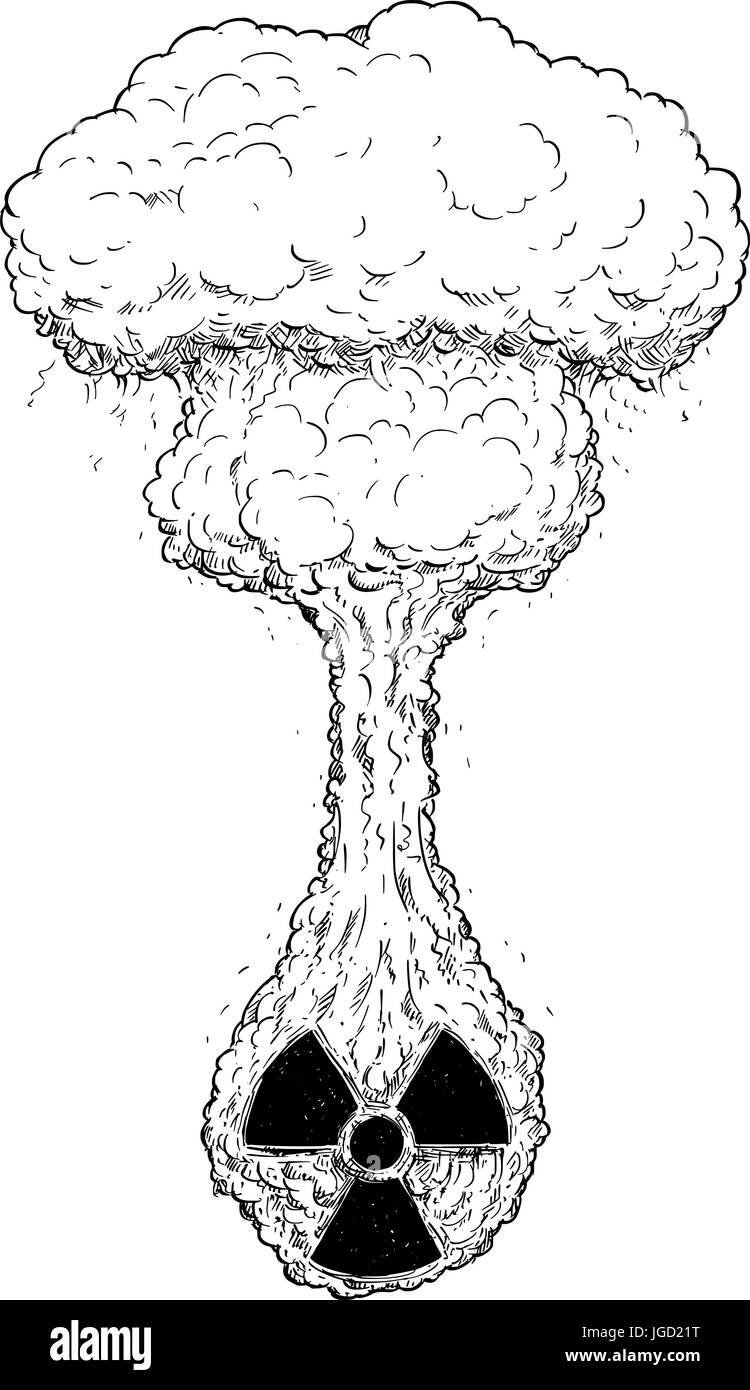 Ядерный гриб эскиз