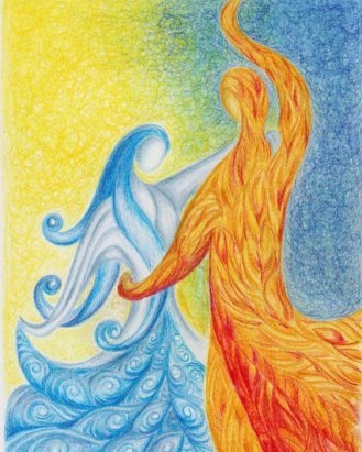 Стихии образы рисование