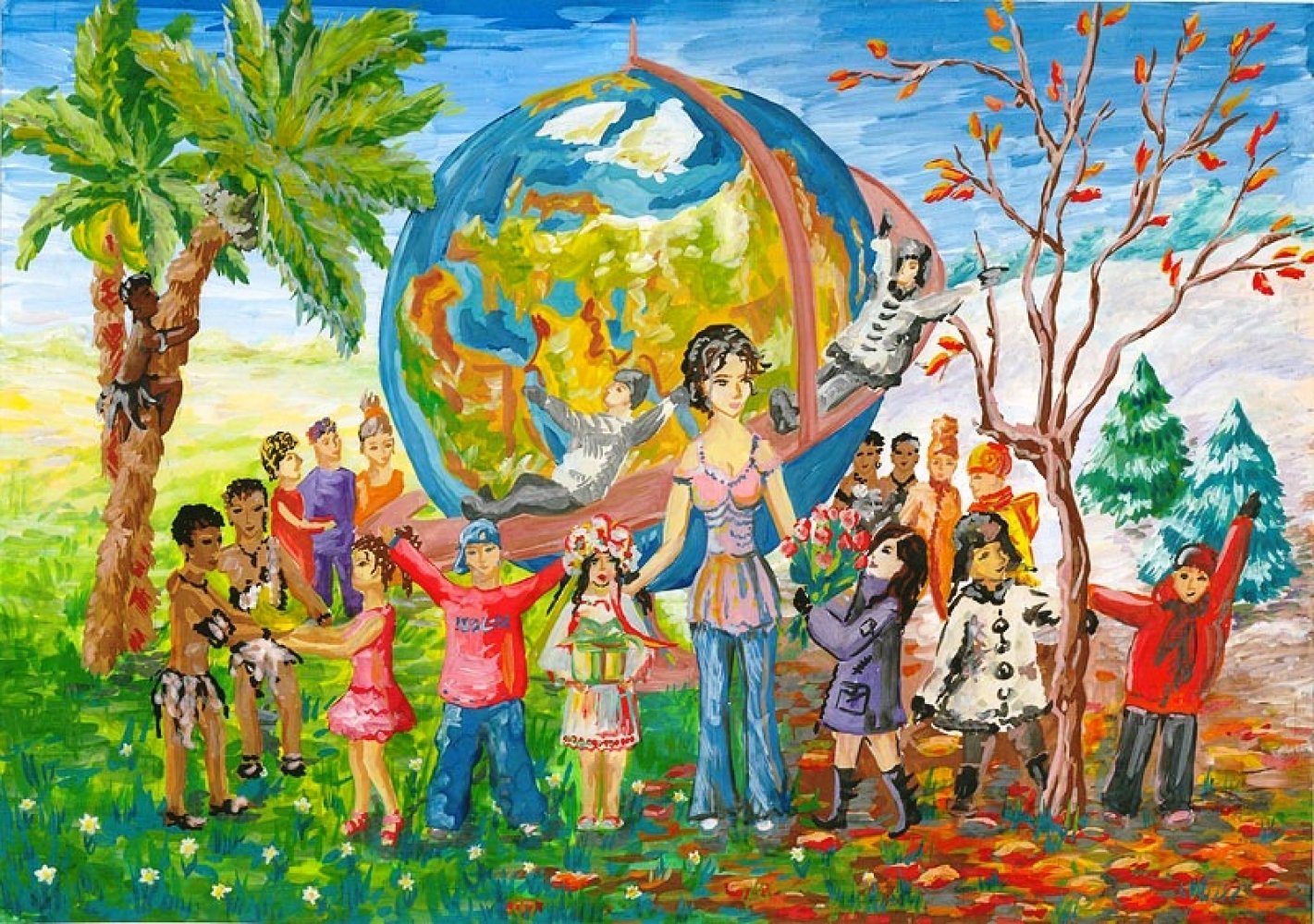 Дети и мир на планете