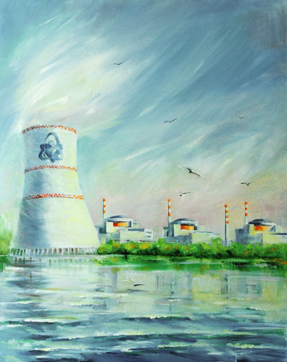 Мирный атом Волгодонск рисунок