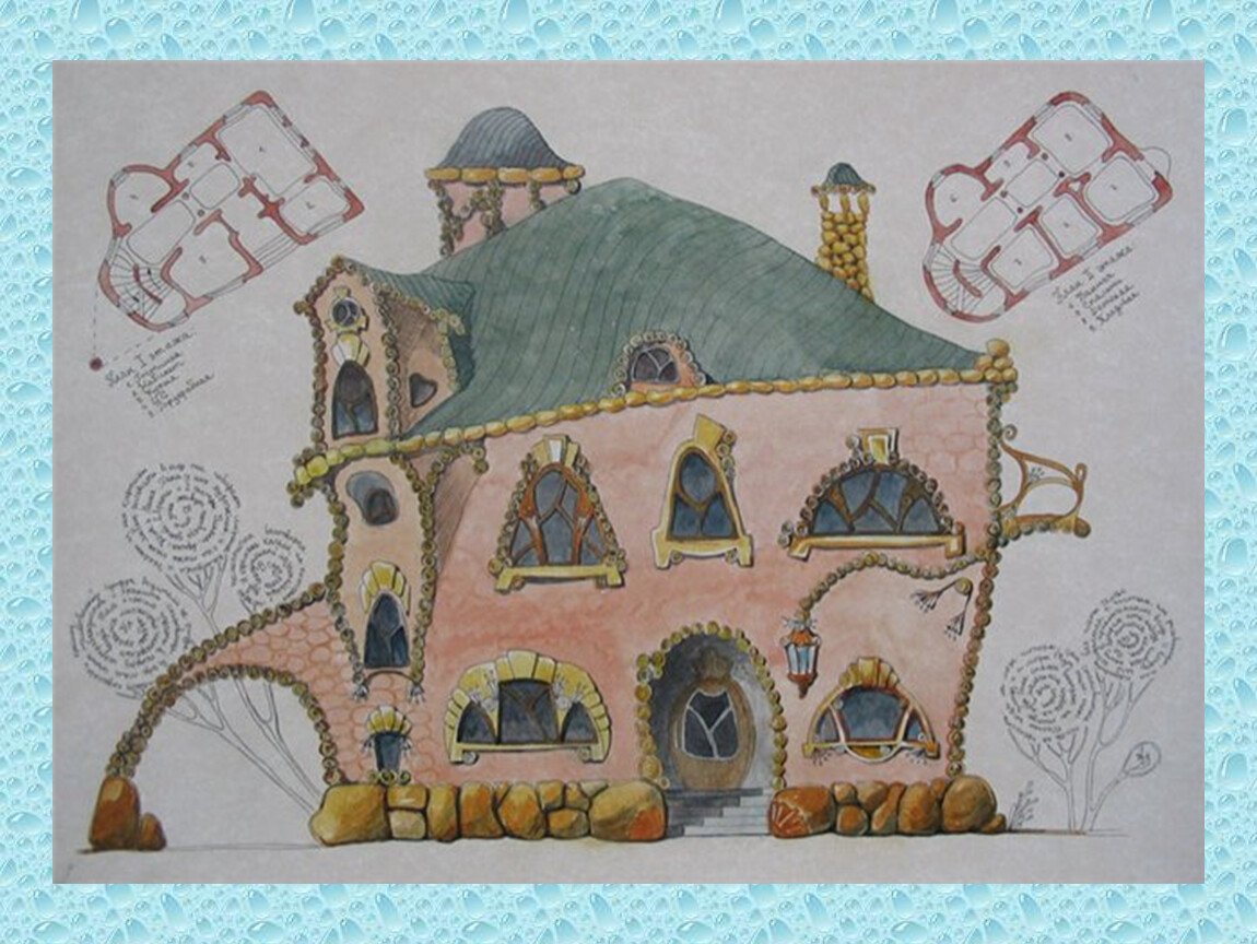 Дом для сказочного героя изо 2 класс. Сказочные домики рисование. Рисуем сказочный домик. Рисование необычного домика. Постройка и фантазия.