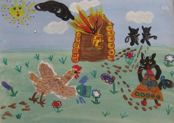 Кошкин дом 3 класс. Рисунок на тему Кошкин дом. Рисование Кошкин дом в средней группе. Кошкин дом иллюстрации к сказке. Рисование по сказкам в подготовительной группе.