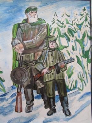 Рисунок на тему герой