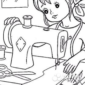 Раскраска швея