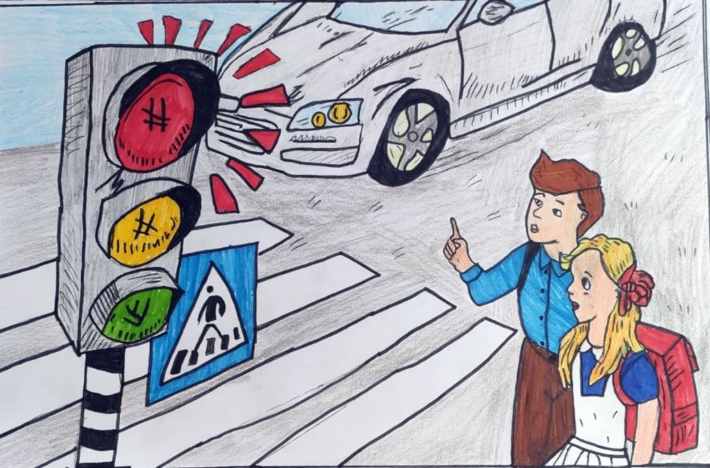 Картинка безопасность на дороге. Безопасность на дороге. Рисунки дорожного движения. Рисунок на тему ПДД. Рисунок безопасность на дороге.