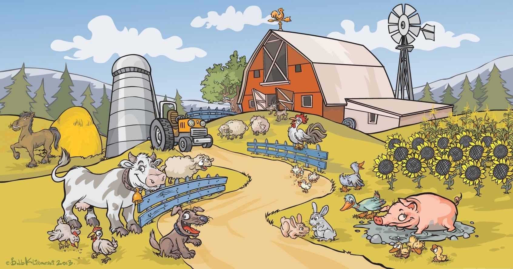Сельское хозяйство иллюстрация