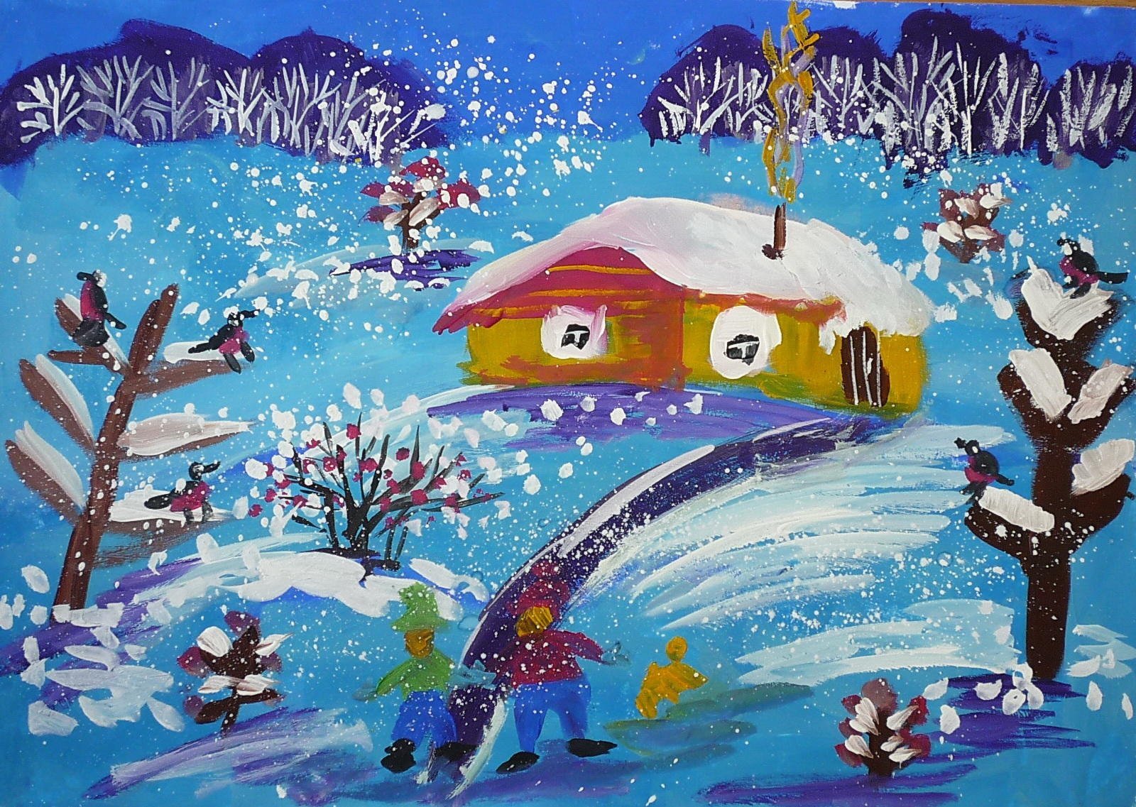 Тема зима 4 5 лет. Зима рисунок. Рисунок на тему зима. Зима рисунок для детей. Рисование на тему зима.
