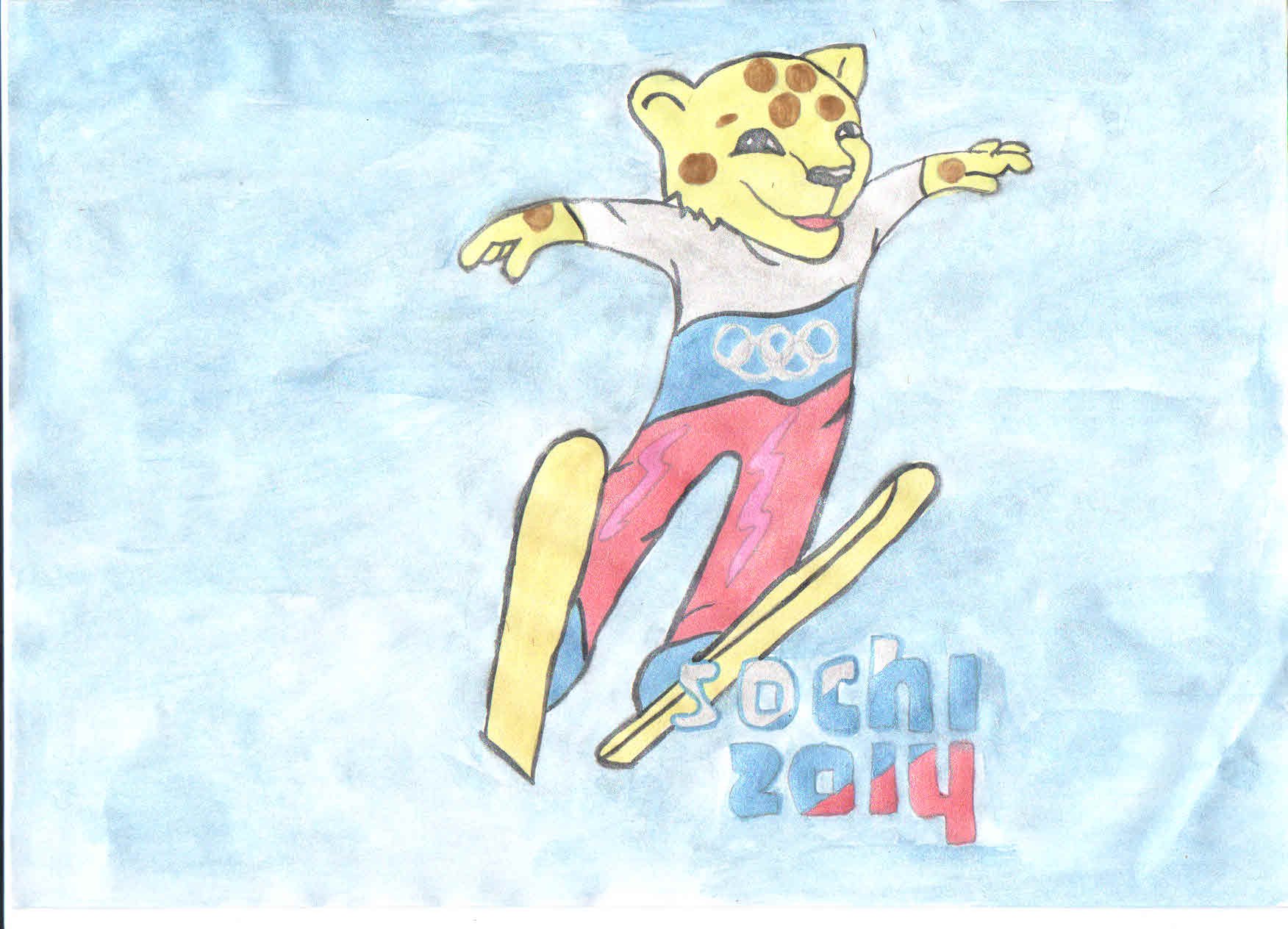 Рисунки на тему Олимпийские игры 2014