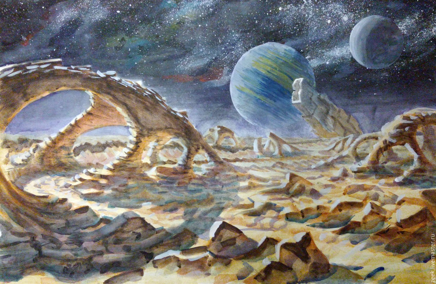 Чарльз Айвз космический пейзаж картина