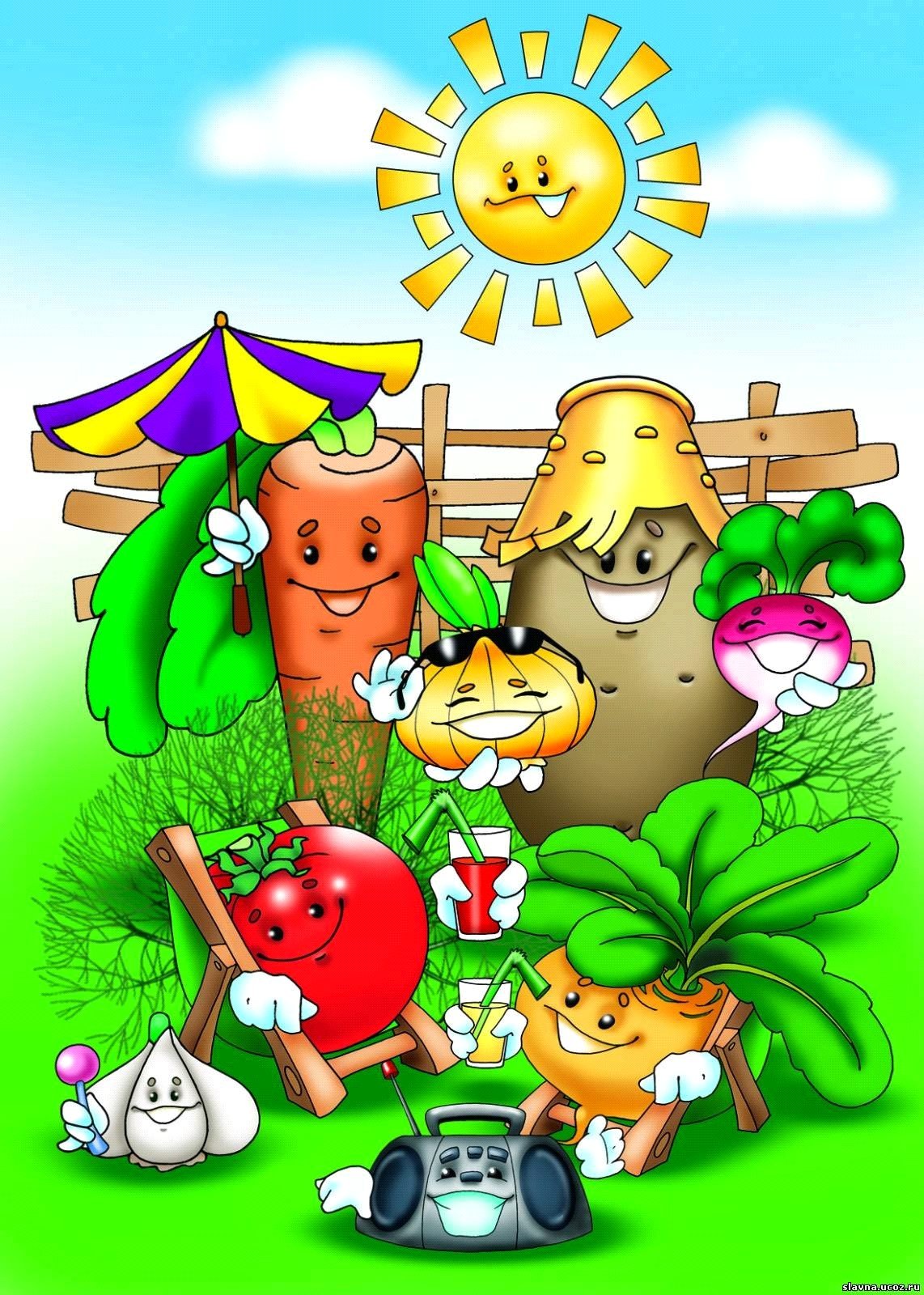 картинки с изображением огорода для детского сада