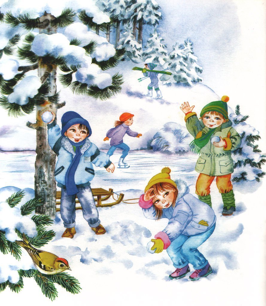 Зимние развлечения для дошкольников