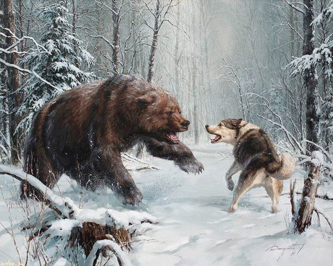Татьяна Данчурова картины волки
