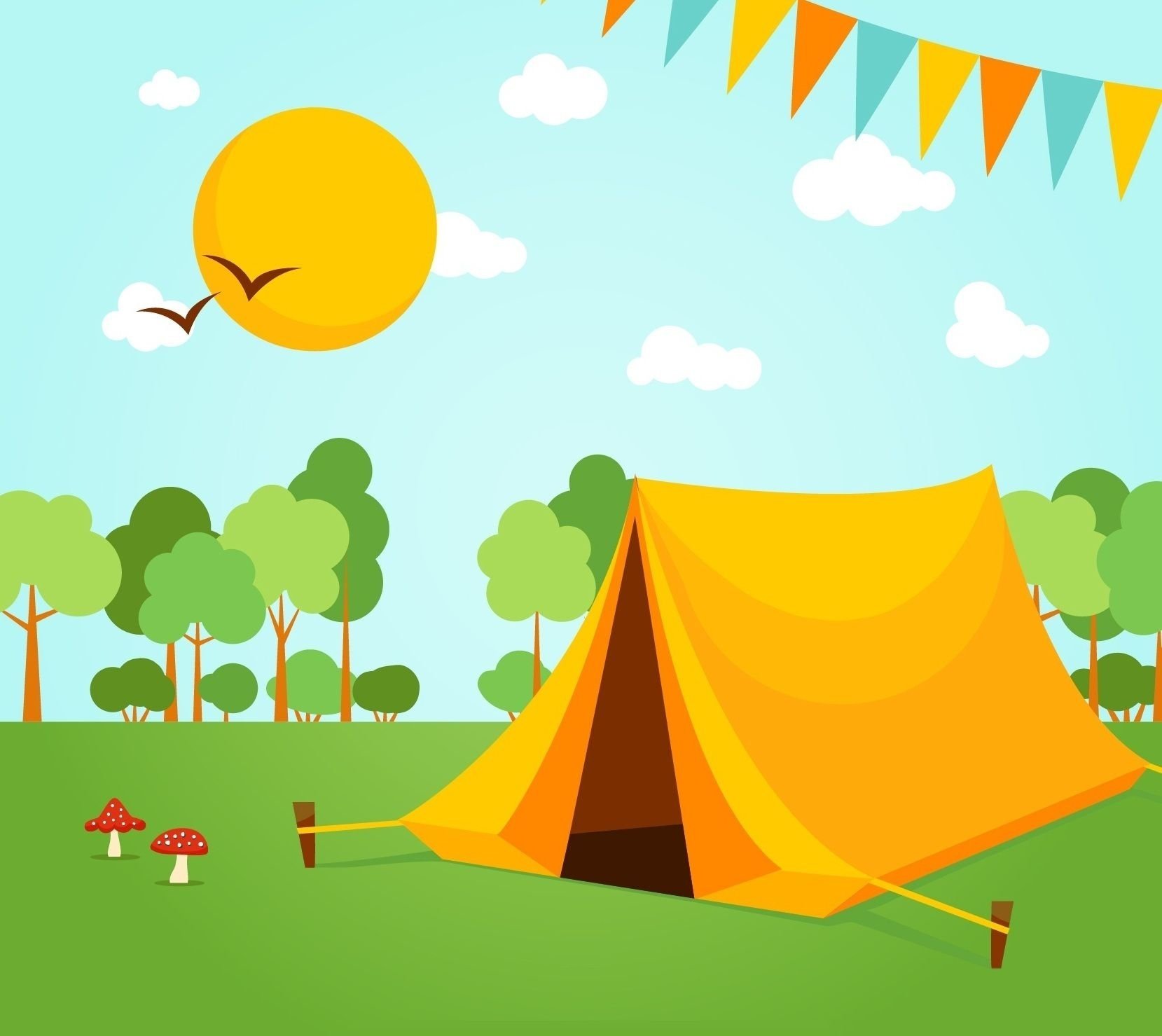 Camping for kids. Палаточный лагерь вектор. Мультяшные палатки. Палатки для детского палаточного лагеря. Турслет палатки.