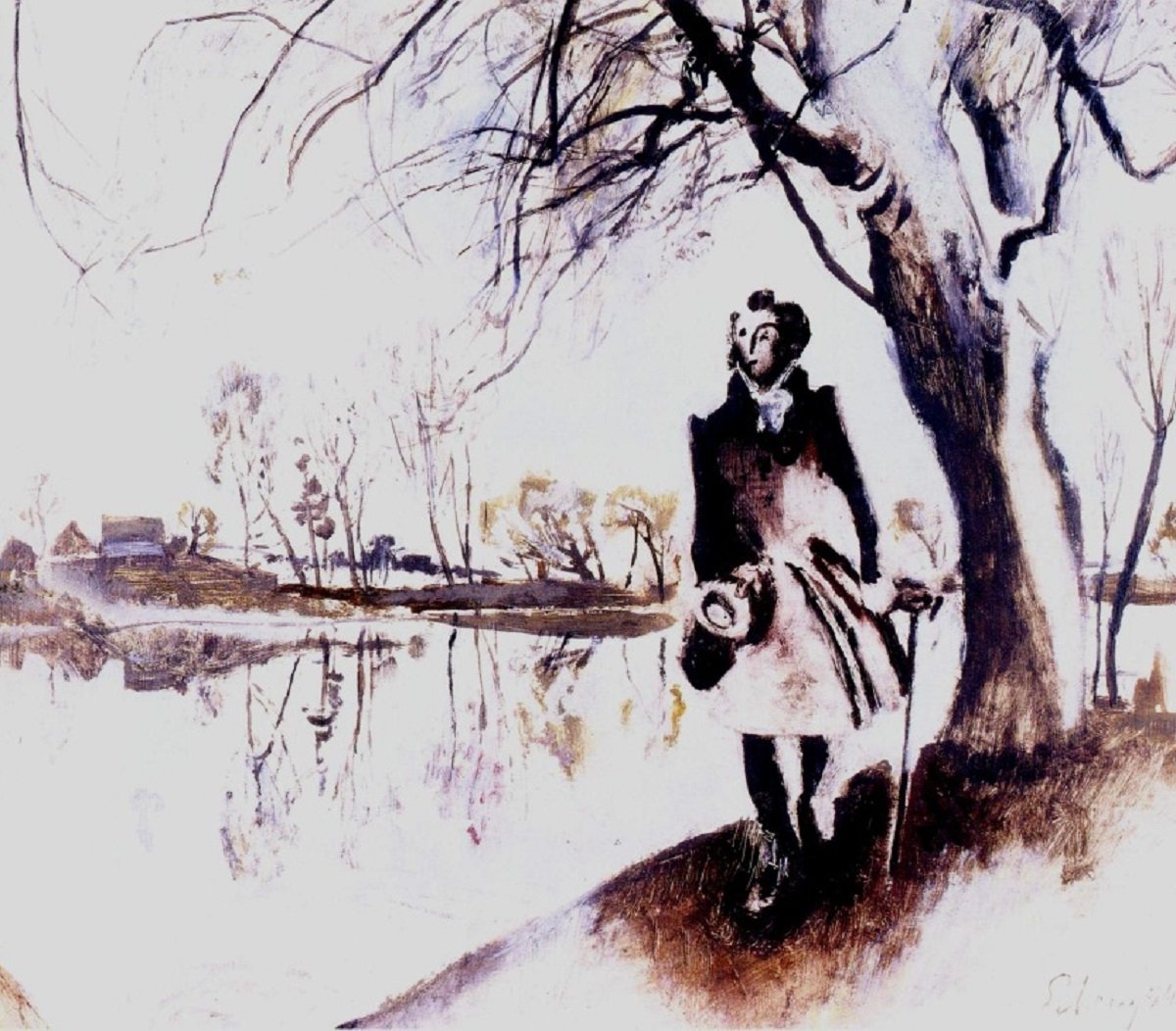 Пушкин в Болдино живопись