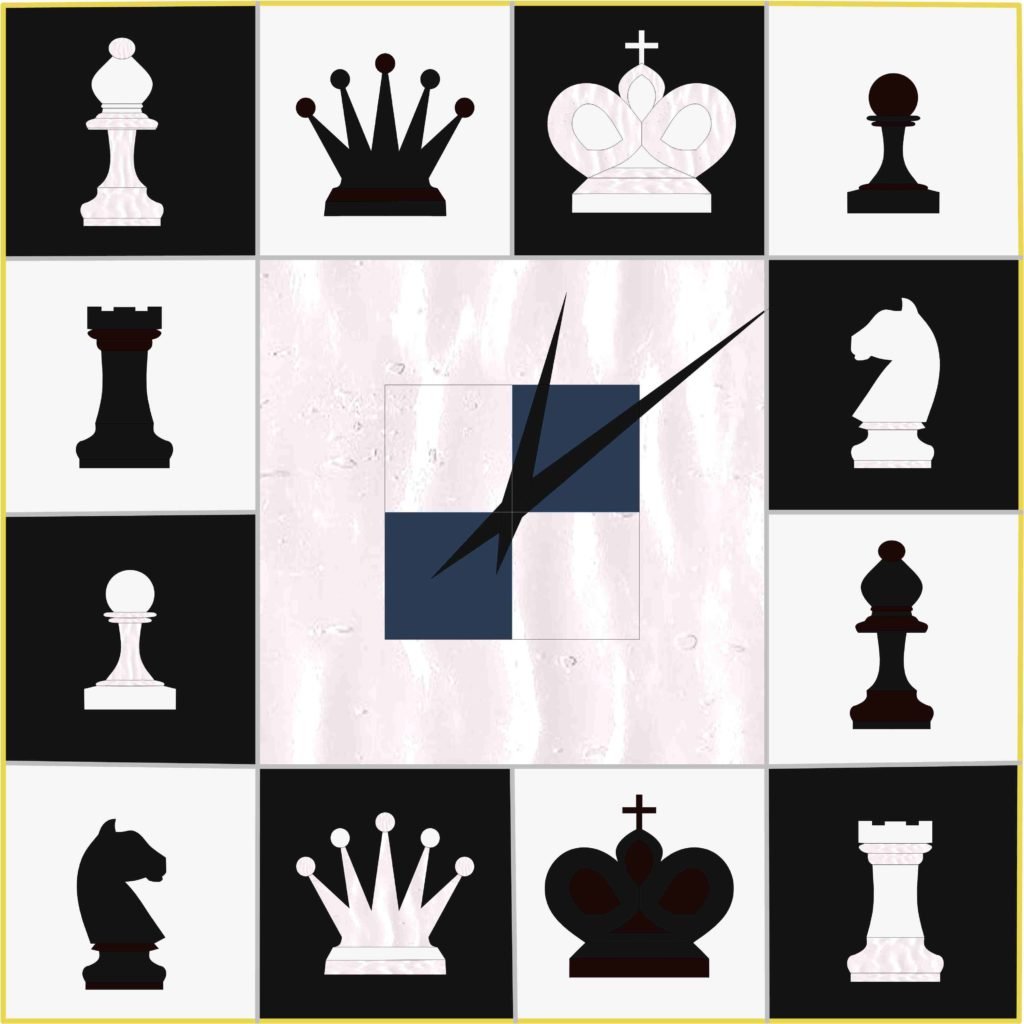 Аппликация на тему шахматы