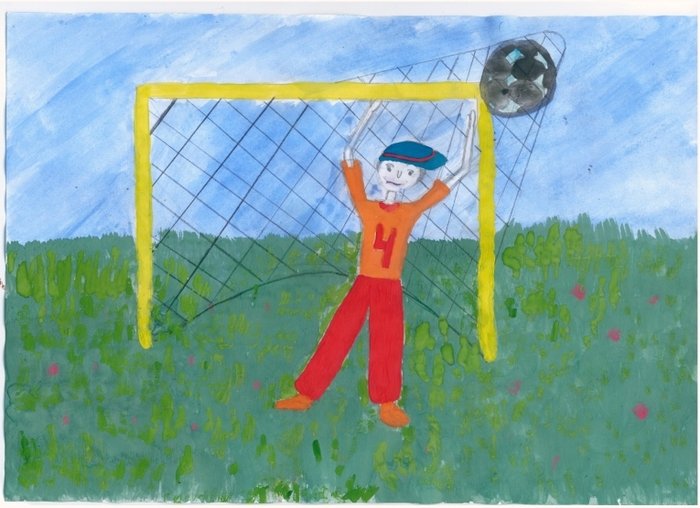 Рисунок на футбольную тему 1 класс - 80 фото