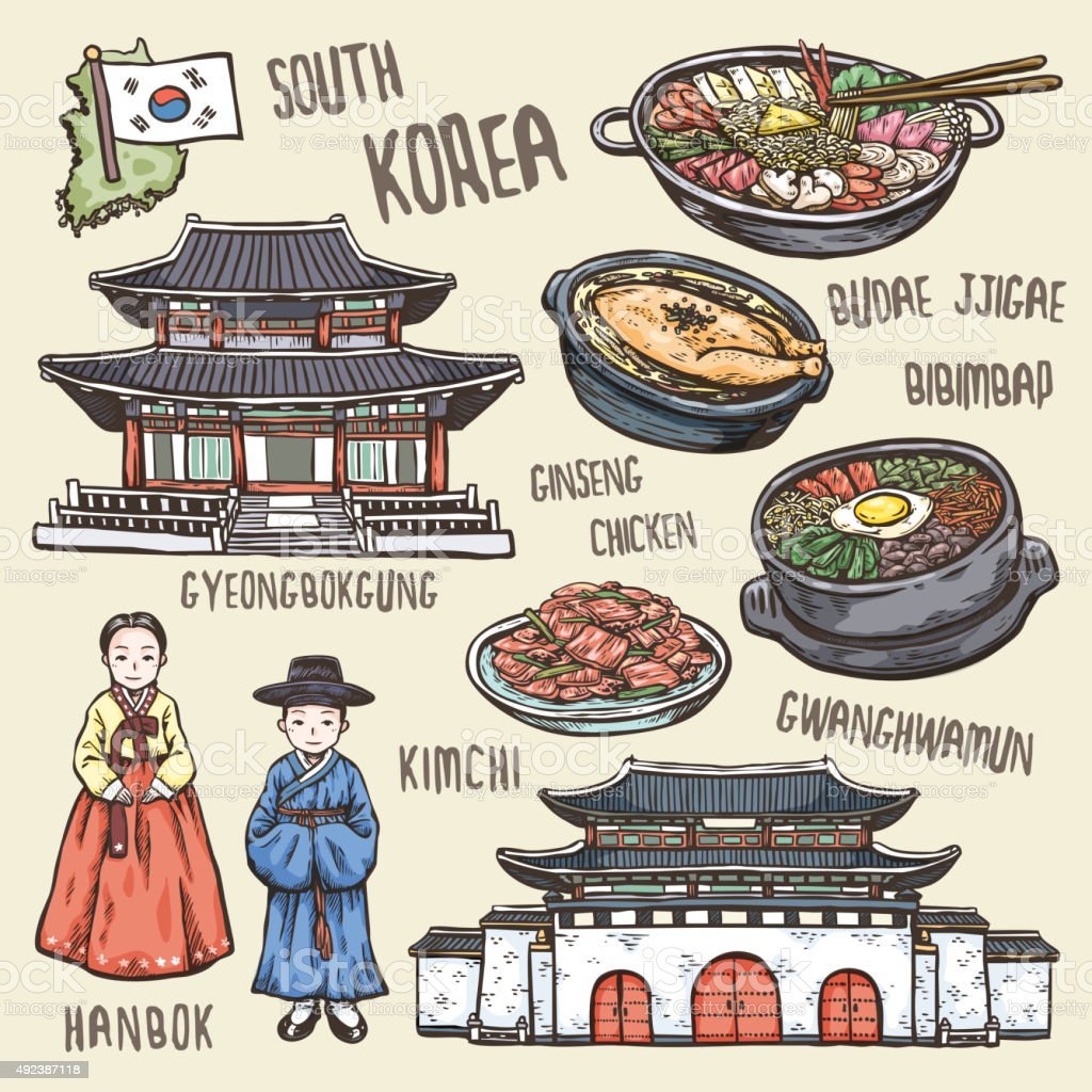 Корейские идеи для плаката